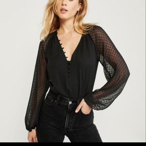 Abercrombie clip dot body suit.